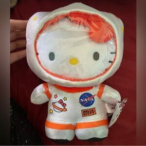 Hello Kitty Astronaut Plush Toy - Orange and White